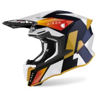 Airoh Twist 2.0 Lift White/Blue Gloss MX Helmet