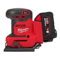 MILWAUKEE M18BQSS-502B - 1/4 SHEET SANDER