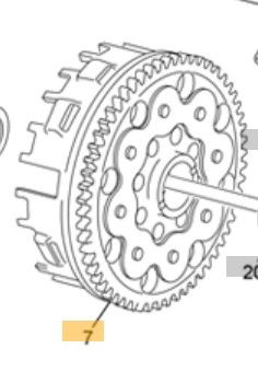 SHERCO SE250/300 CLUTCH BASKET ONLY