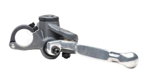 Braktec Front Brake Master Cylinder - DOT 4 - Hinged - Black