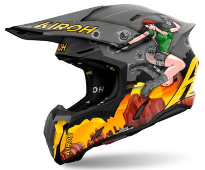 Airoh Twist 3 Adventure Matt MX Helmet